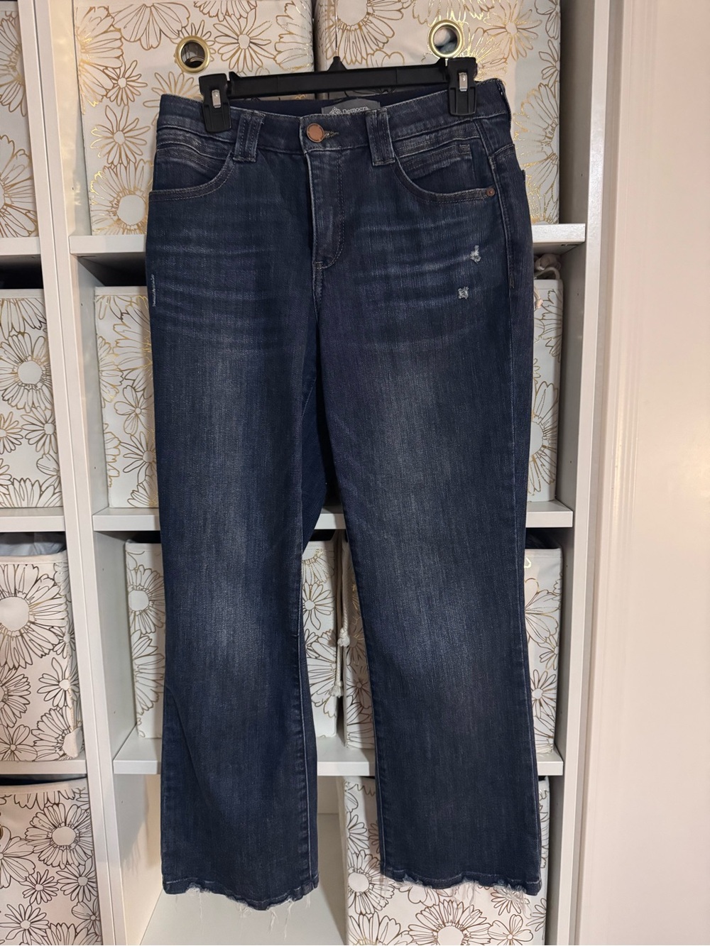 Democracy Dark Wash Wide Leg Jeans - Navy (Open to Offers) - Picture 2 of 5